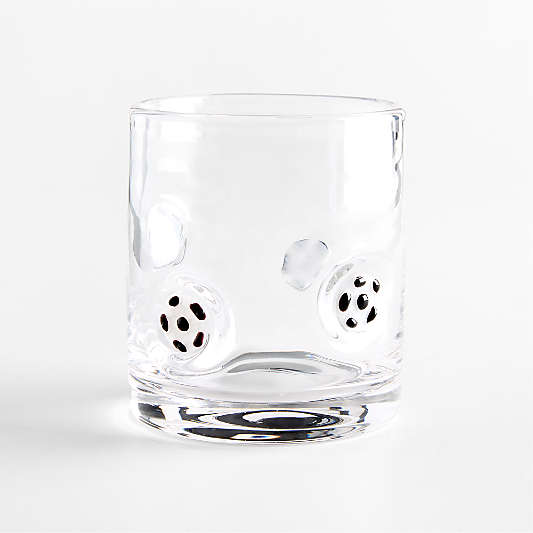 Soccer Ball Icon 15-Oz. Double Old-Fashioned Glass