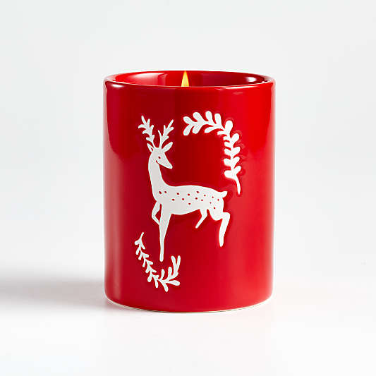 Reindeer Ceramic Scented Candle