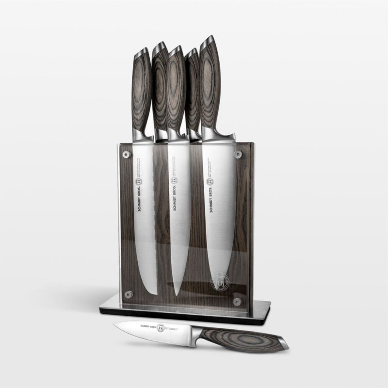 Schmidt Brothers ® Bonded Ash 7-Piece Knife Set - image 0 of 6