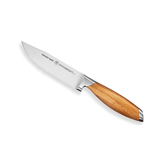 Schmidt Brothers ® Bonded Teak Steak Knives, Set of 4