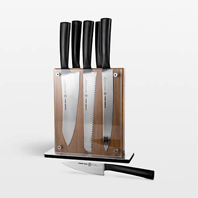 Schmidt Brothers ® 7-Piece Carbon 6 Knife Block Set