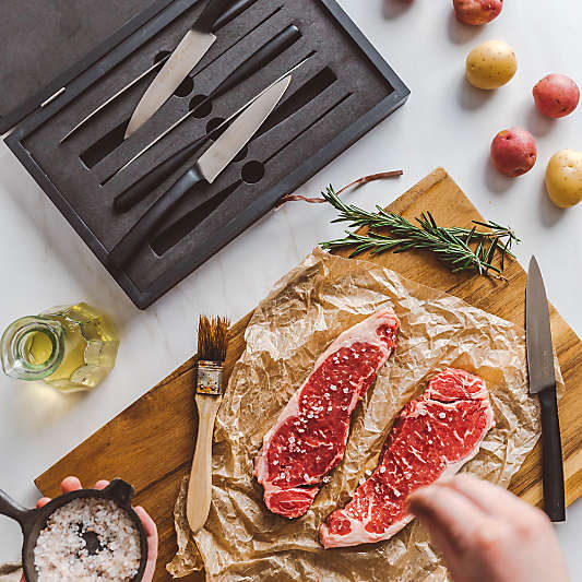 Schmidt Brothers ® Carbon 6 Steak Knives Set of 6