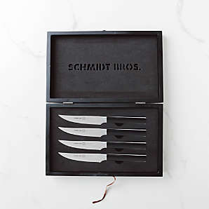 Schmidt Bros. - New drop alert! In collaboration with Detroit-based  @shinola and exclusively for Crate and Barrel], introducing the new Shinola  Runwell steak knives, designed by Schmidt Bros. Each handle is made