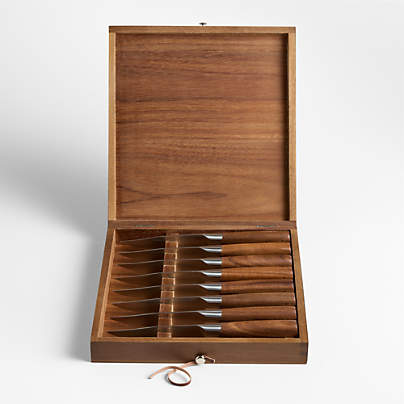 Schmidt Brothers ® Delta Brown Steak Knives, Set of 8