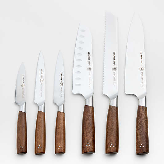 Schmidt Brothers ® Black Delta 7-Piece Knife Block Set