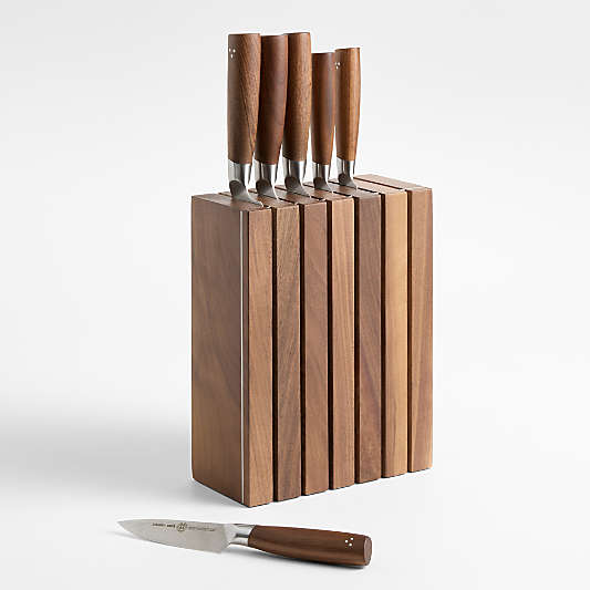 Schmidt Brothers ® Black Delta 7-Piece Knife Block Set
