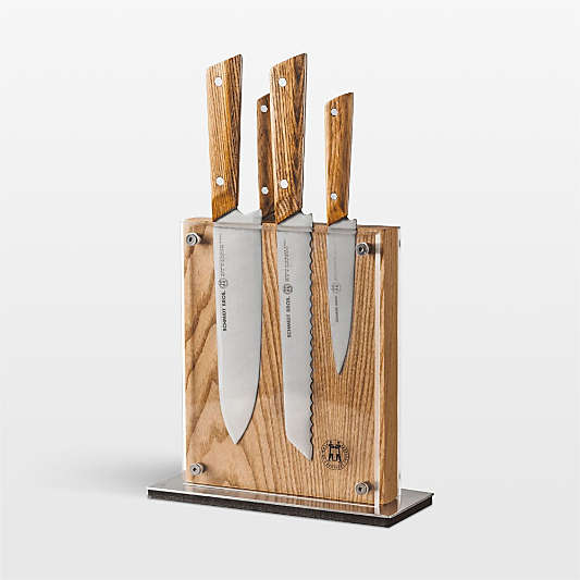 Schmidt Brothers ® Hex 5-Piece Knife Block Set