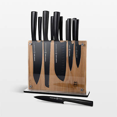 Schmidt Brothers ® Cutlery Jet Black 12-Piece Knife Set