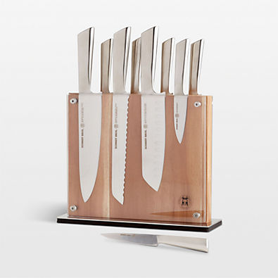 View Schmidt Brothers ® Forged Steel 10-Piece Acacia Magnetic Block Set details