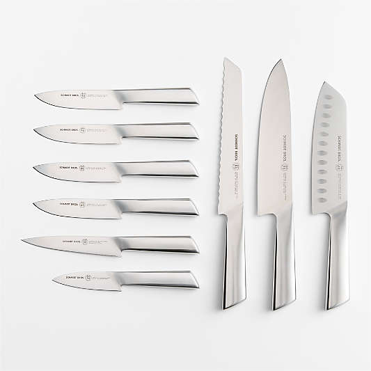 Schmidt Brothers ® Forged Steel 10-Piece White Ash Magnetic Block Set