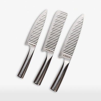 View Schmidt Brothers ® Evolution 3-Piece Nakiri and Chef's Knife Set details