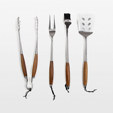 View Schmidt Brothers Bonded Teak 4-Piece Grill Set details