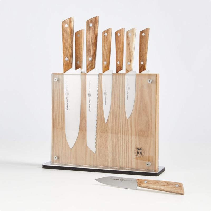 Schmidt Brothers Hex 9-Piece Knife Block Set + Reviews | Crate & Barrel