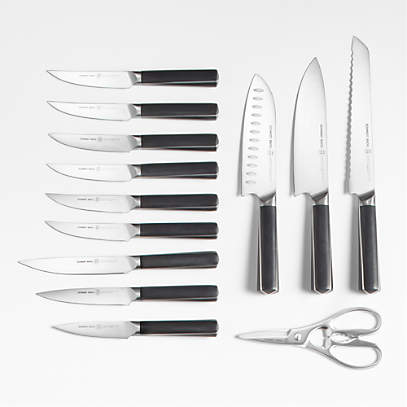 Schmidt Brothers Crosstown 15-Piece Knife Block Set + Reviews, Crate &  Barrel in 2023