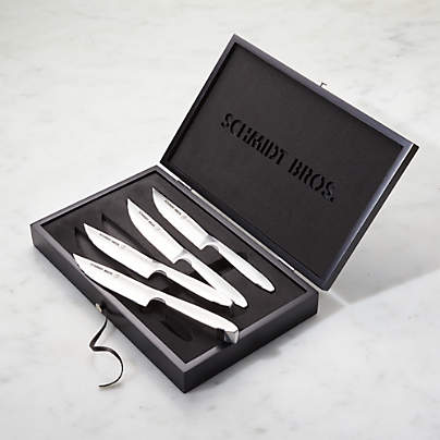 Schmidt Brothers ® Stainless Steel Jumbo Steak Knives, Set of 4