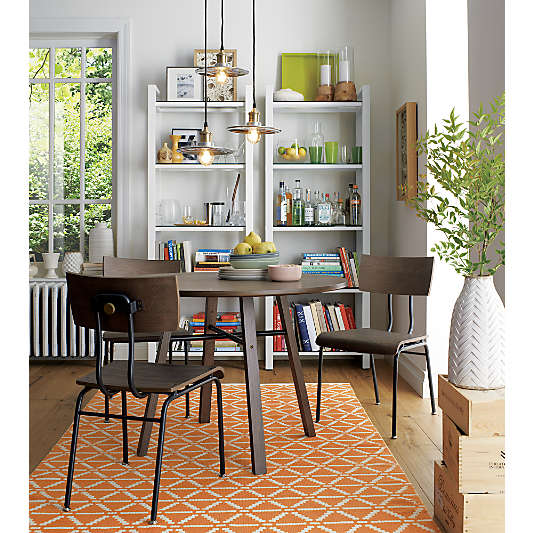 Pilsen White Bookcase with Glass Shelves