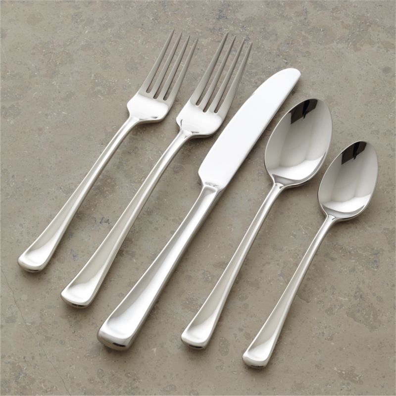 Scoop 20-Piece Flatware Set + Reviews | Crate & Barrel