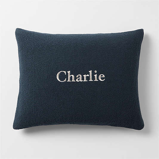 Scoop Deep Indigo Organic Cotton Kids Pillow Sham