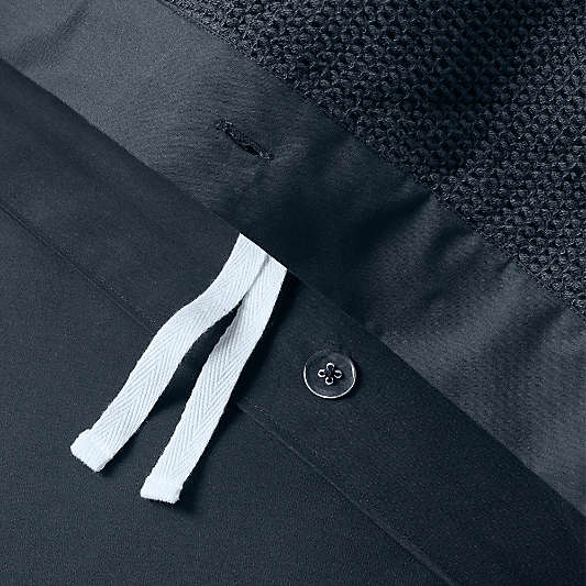 Scoop Deep Indigo 100% Organic Cotton Kids Full/Queen Duvet Cover