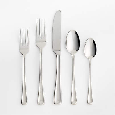 Scoop Mirror 5-Piece Flatware Place Setting