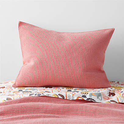 Pink discount pillow sham