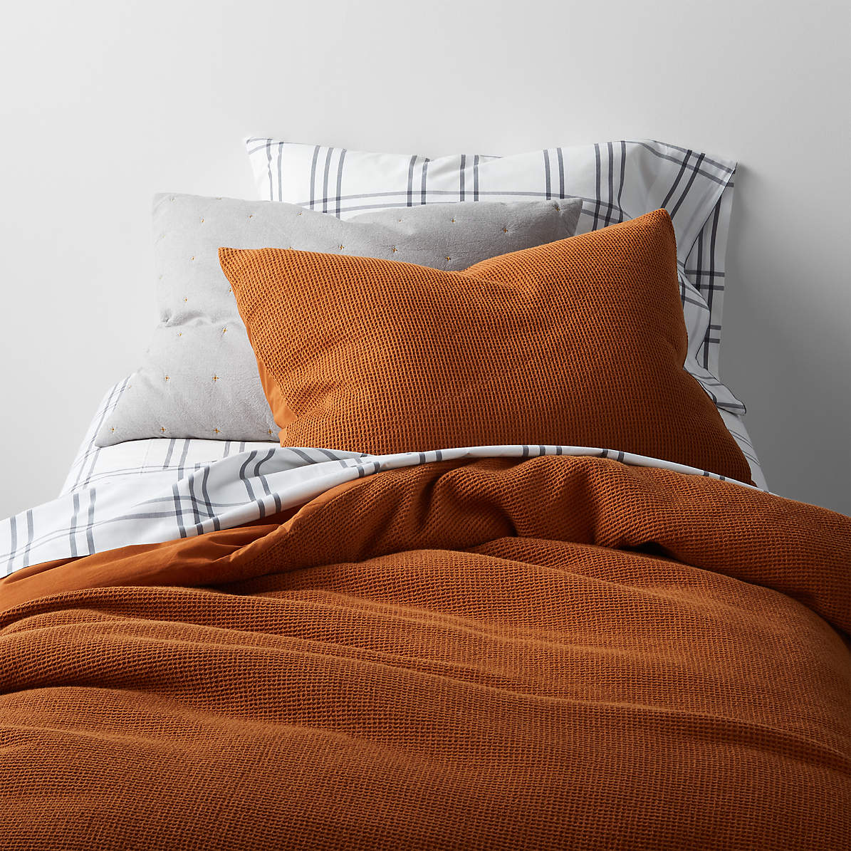 terra cotta duvet set