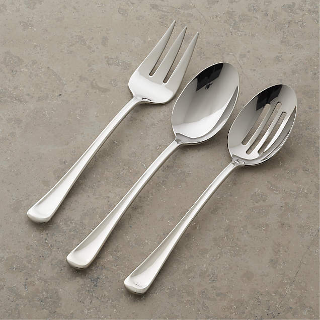 Lucca 2Piece Serving Set + Reviews Crate & Barrel