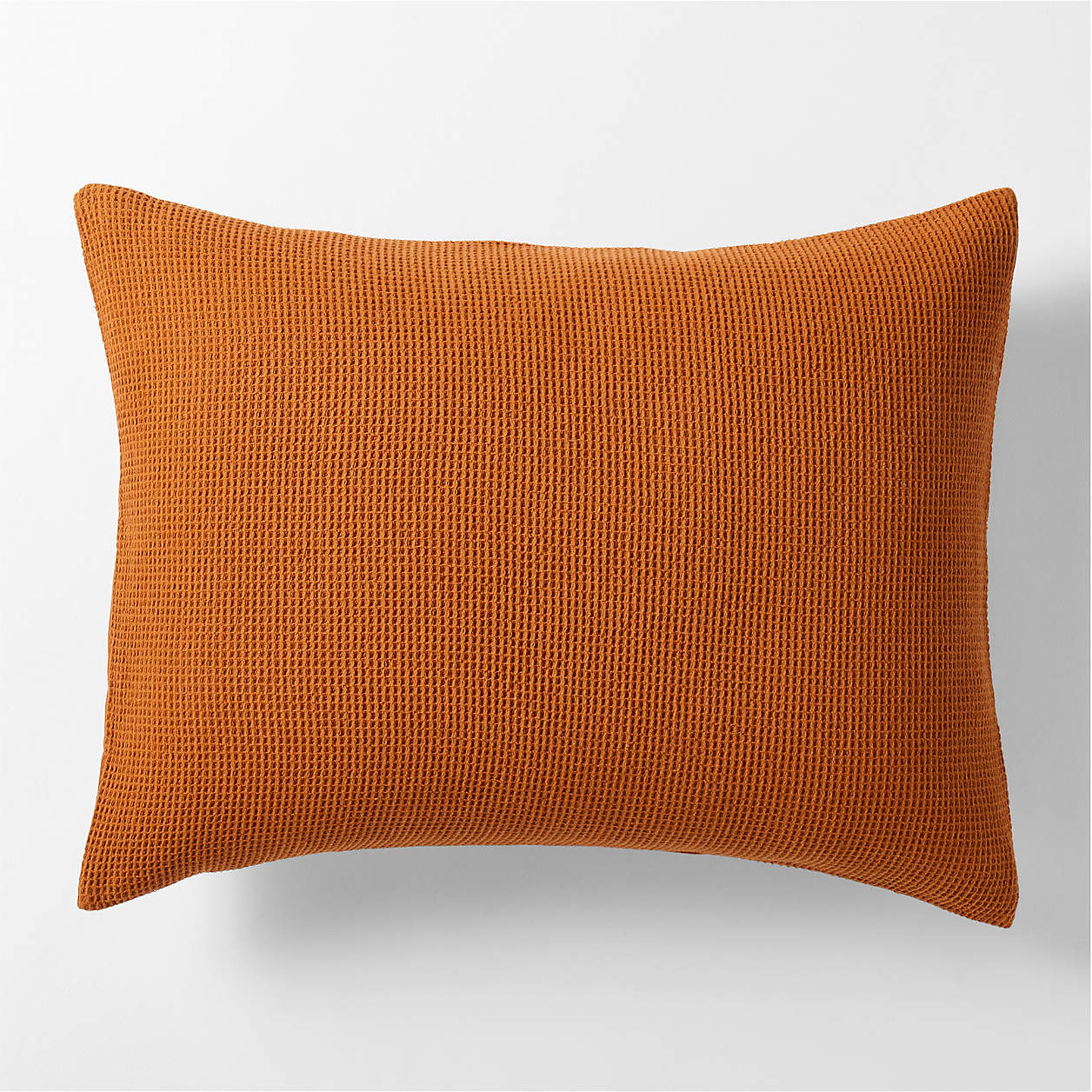 Scoop Modern Organic Waffle Weave Terracotta Kids Pillow Sham + Reviews