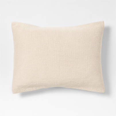 Scoop Undyed Organic Cotton Gauze Kids Pillow Sham