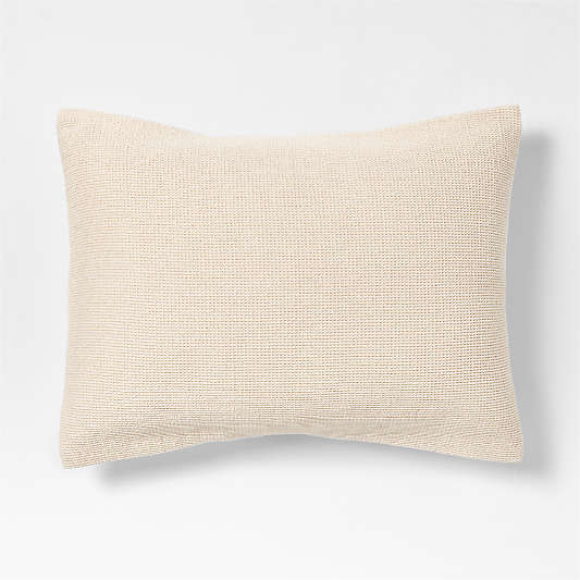 Scoop Undyed Organic Cotton Gauze Kids Pillow Sham