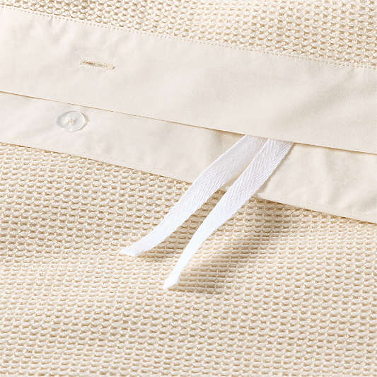 Scoop Undyed Organic Cotton Kids Duvet Cover