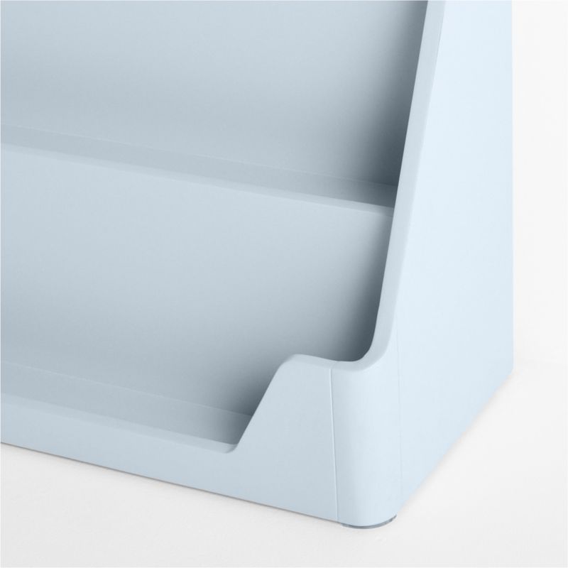 Scout Mist Blue Wood Kids Low Bookcase - image 4 of 5