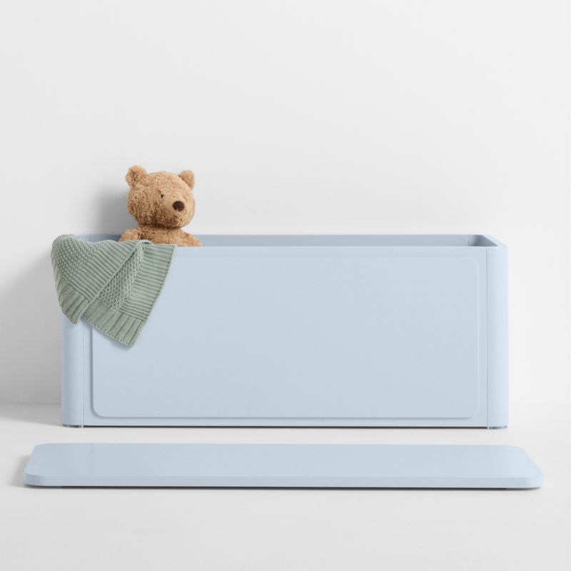 Scout Mist Blue Wood Kids Stackable Bookshelf - image 5 of 7