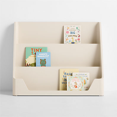 View Scout 38" Linen Wood Kids Low Bookcase details