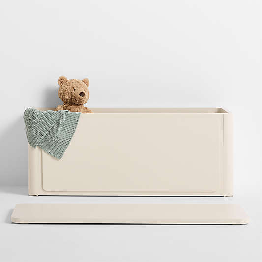 Scout Linen Wood Kids Stackable Bookshelf