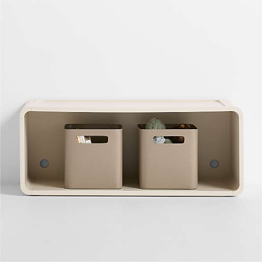 Scout 38" Linen Wood Kids Stackable Bookcase