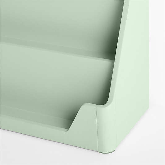 Scout Sage Wood Kids Low Bookcase