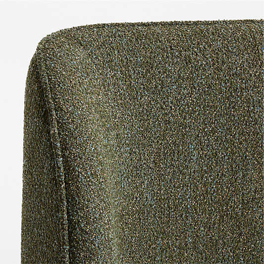 Scout Shelter Olive Upholstered Kids Bed