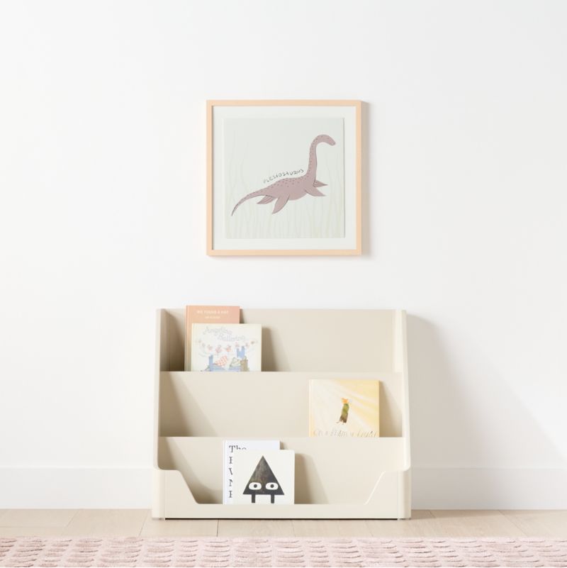 Scout 38" Linen Wood Kids Low Bookcase - image 2 of 8