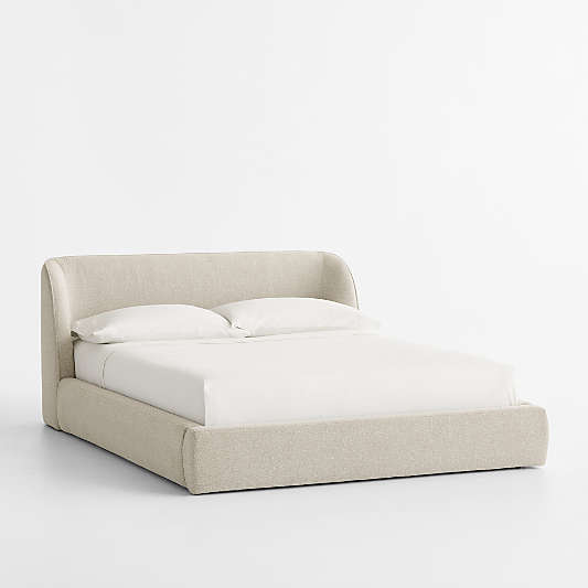 Scout Shelter Cream Upholstered Kids Full Bed
