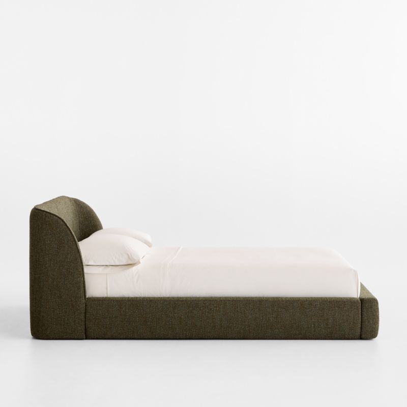 Scout Shelter Olive Upholstered Kids Full Bed - image 3 of 7