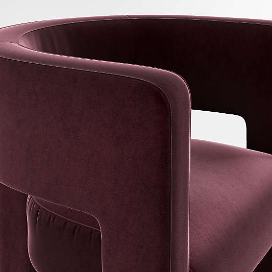 Sculpt Velvet Accent Chair