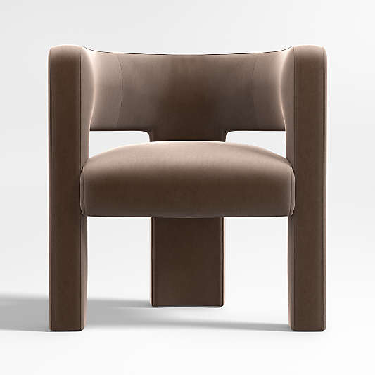 Sculpt Velvet Accent Chair