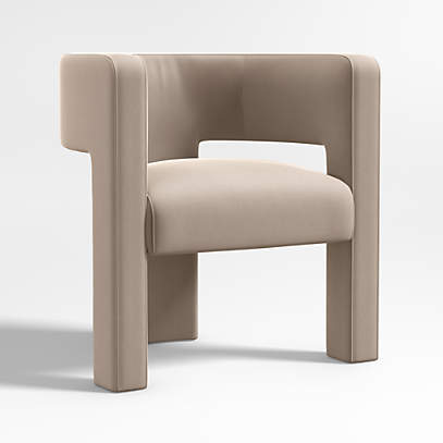 Arm best sale chair beige