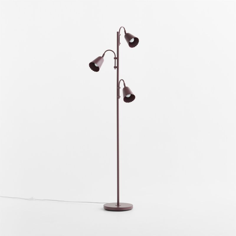 Sadie Scalloped Deep Purple Kids Floor Lamp - image 6 of 7