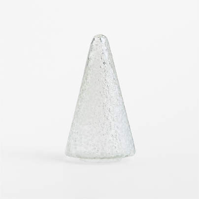 Seeded Glass Christmas Tree, Small 6.5"