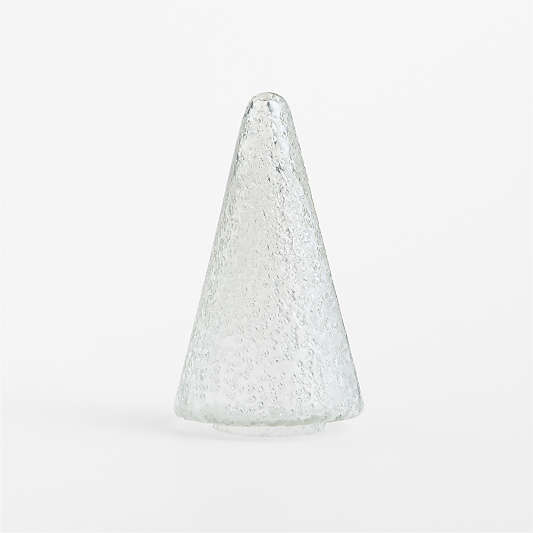 Seeded Glass Christmas Tree, Small 6.5"