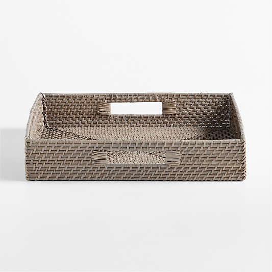 Sedona Grey Square Tray 16"