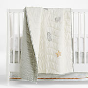 Sea Dreams Organic Cotton Baby Crib Quilt