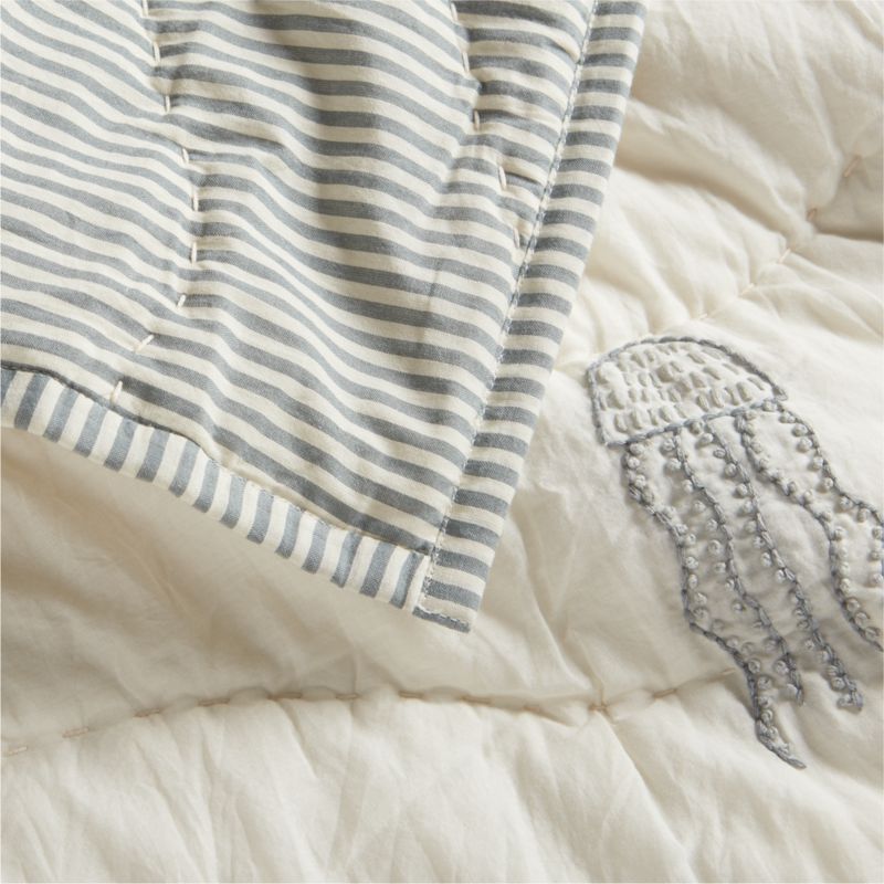 Sea Dreams Organic Cotton Baby Bedding Bundle Set - image 2 of 11